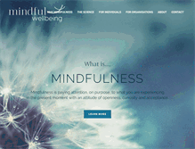 Tablet Screenshot of mindfulwellbeing.com.au